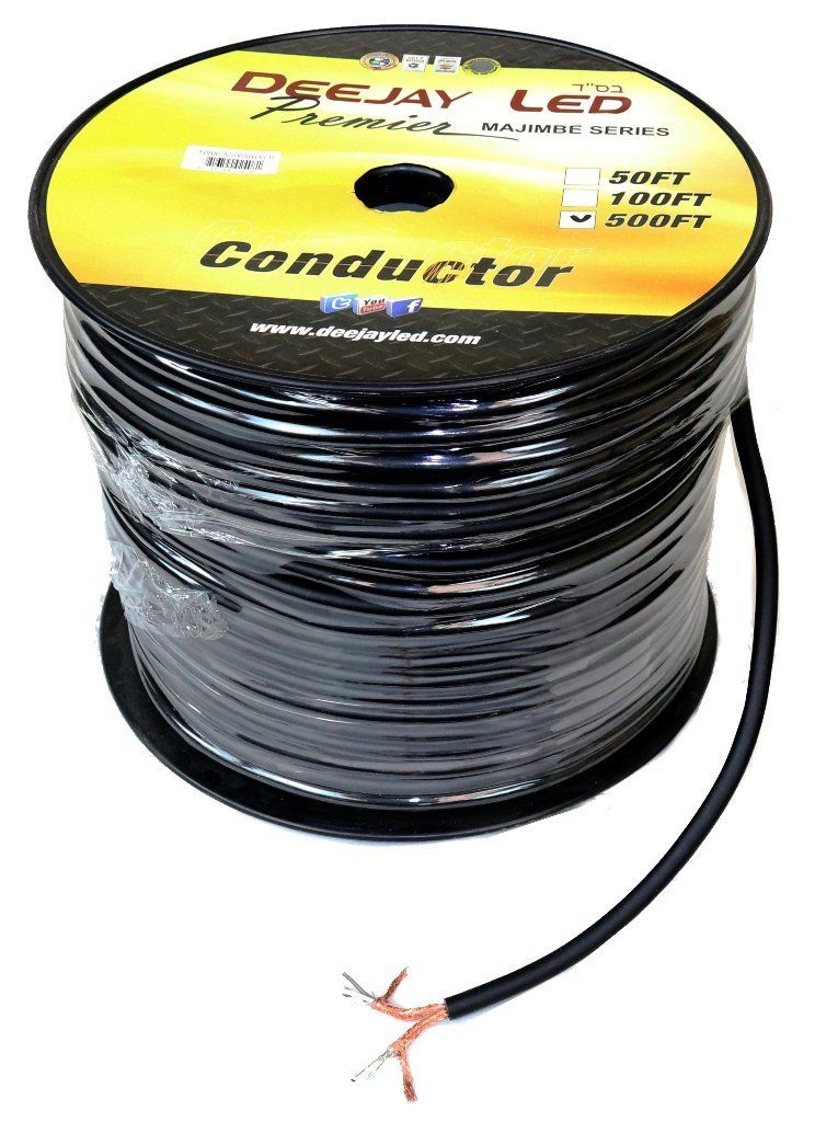 TBHRCA500SHIELD 500 ft. of Raw Copper Braid Sheilded RCA Signal Cable Four Channel