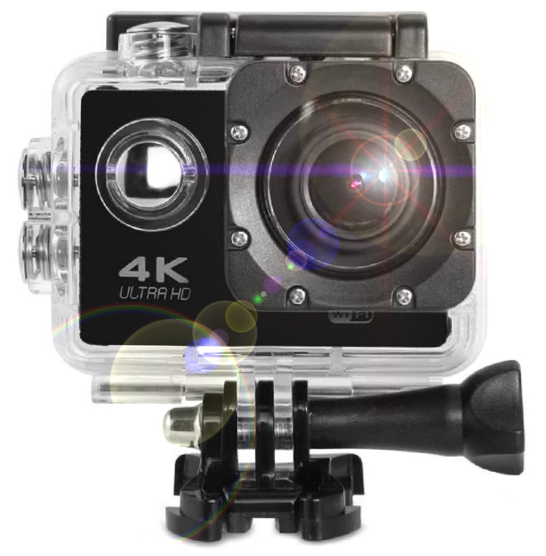 Picture of Gli Pro 4K HD Action Camera with Driving Mode & Slow Motion Sports Attachments Supports up to 64 GB Micro SD Card
