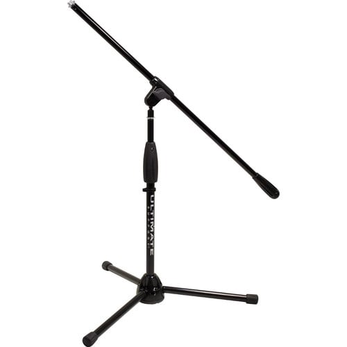 PROXTSHORTF Pro Series Extreme & Short Mic Stand with Fixed Boom, Black