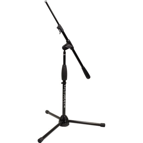 PROXTSHORTT Pro Series Extreme Short Mic Stand with Telescoping Boom, Black