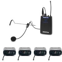 Picture of VocoPro SILENTPAIFB4 900 MHz One Way Communication System Transmitters & 4 Receivers