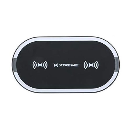 10 watt Xtreme C Type Dual Wireless Charger, Black