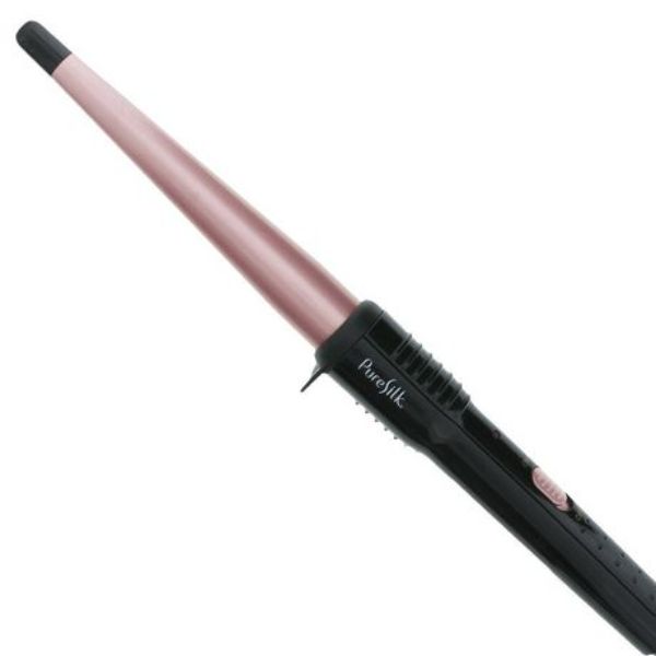 Picture of CIT Group CPH19011BKG 6 ft. Pure Silk Ceramic Tapered Curling Wand