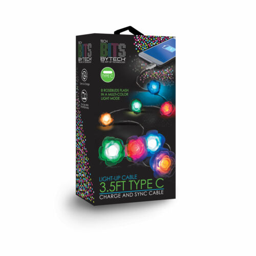 3.5 ft. Micro-USB Square Cable, Multi Color