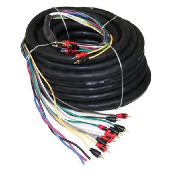 52 ft 10 RCA 3 Power Copper Cables  Connector