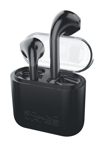 Soundmates Wireless Stereo Earbuds, Black