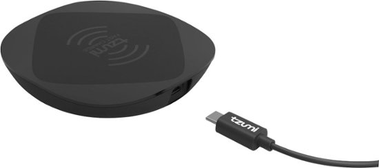 6594BB 10 watt Fast Charge Wireless Charging Pad, Black