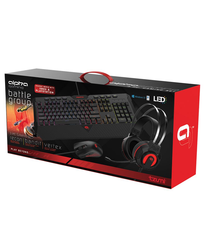 Alpha Gaming Key Board, Black