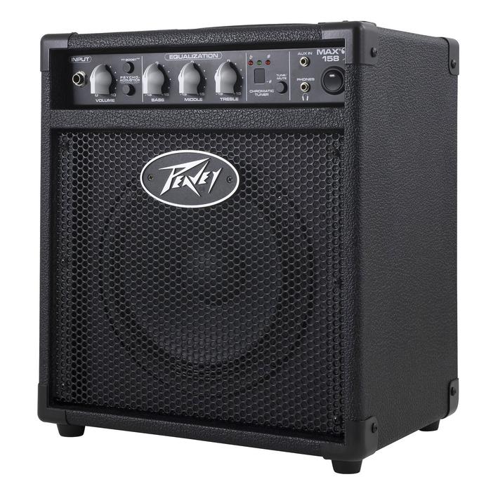 MAX158 20 watt Bass Guitar Combo Amplifier with 8 in. Speaker -  Peavey, 03602960