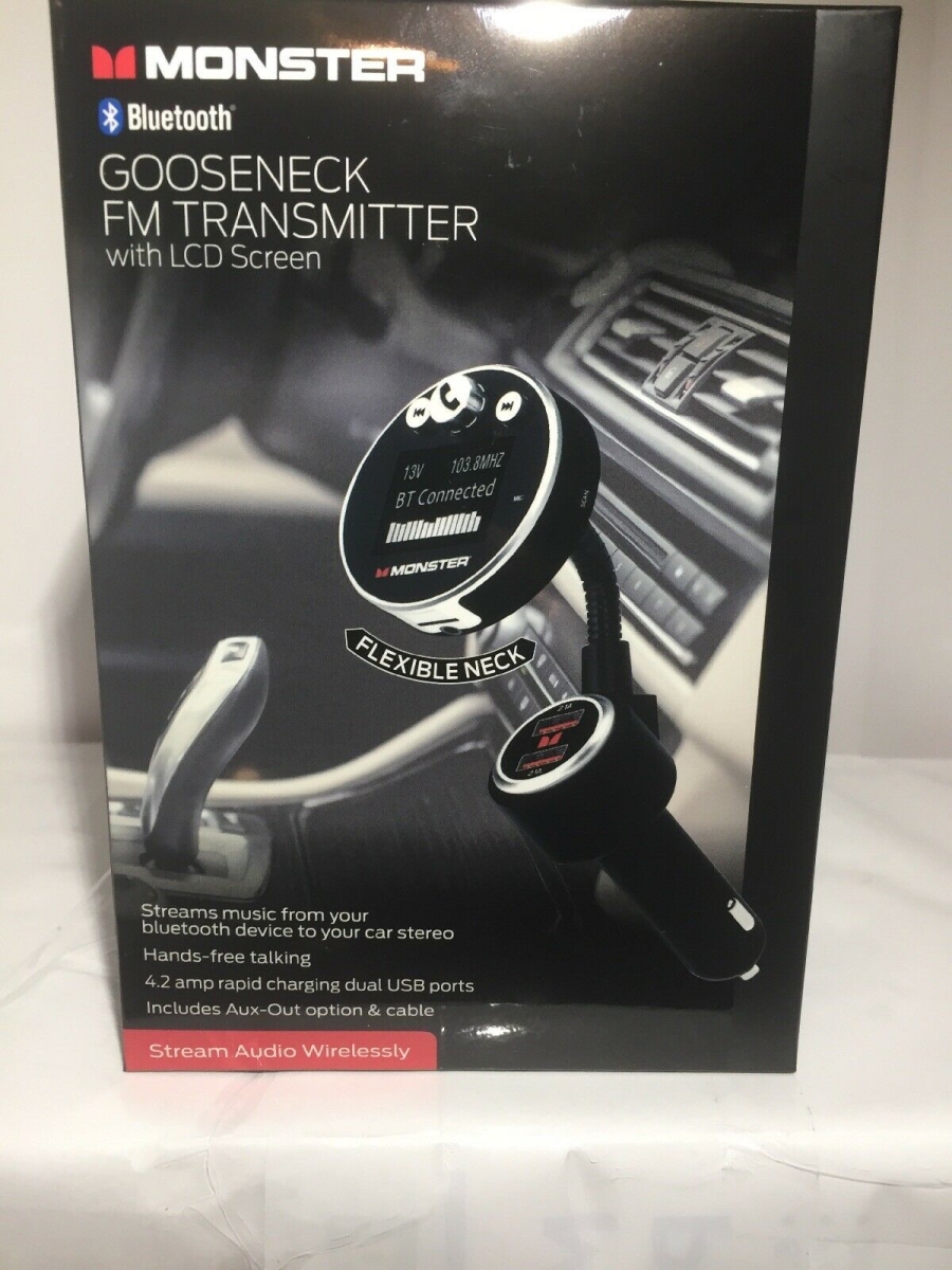 Picture of Xtreme WFM91003BK Gooseneck FM Transmitter with LCD Screen