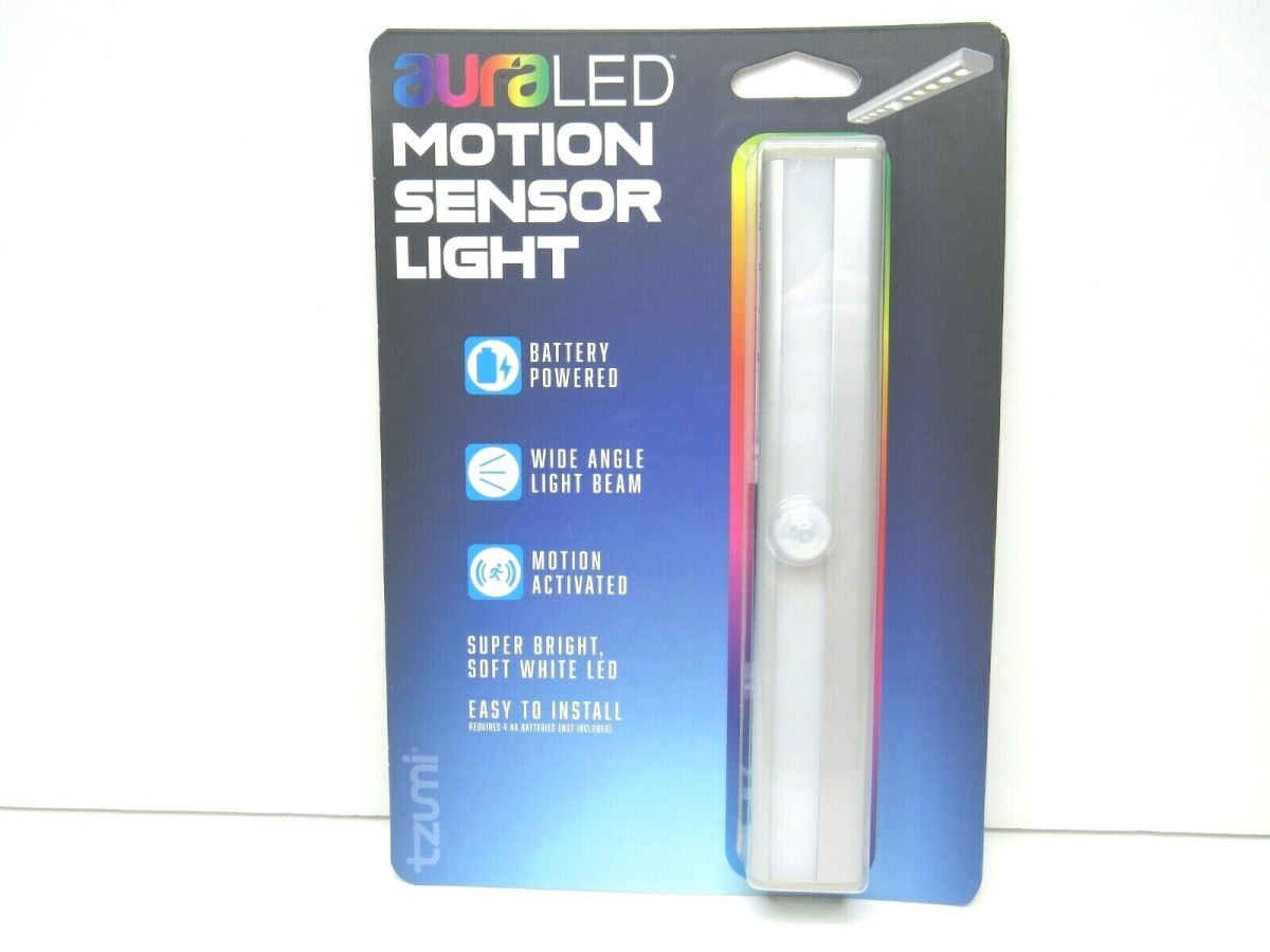 6995WM Aura LED Motion Sensor Light Under Kitchen Cabinets Closet Shed