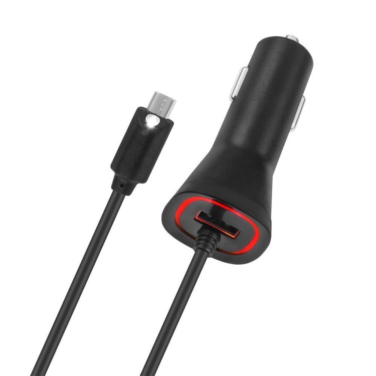 Panda PANMICCCBK01 Micro USB 5V Car Charger - Black