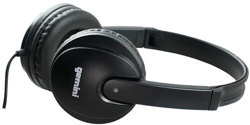 DJX200BLACK Professional DJ Headphone, Black