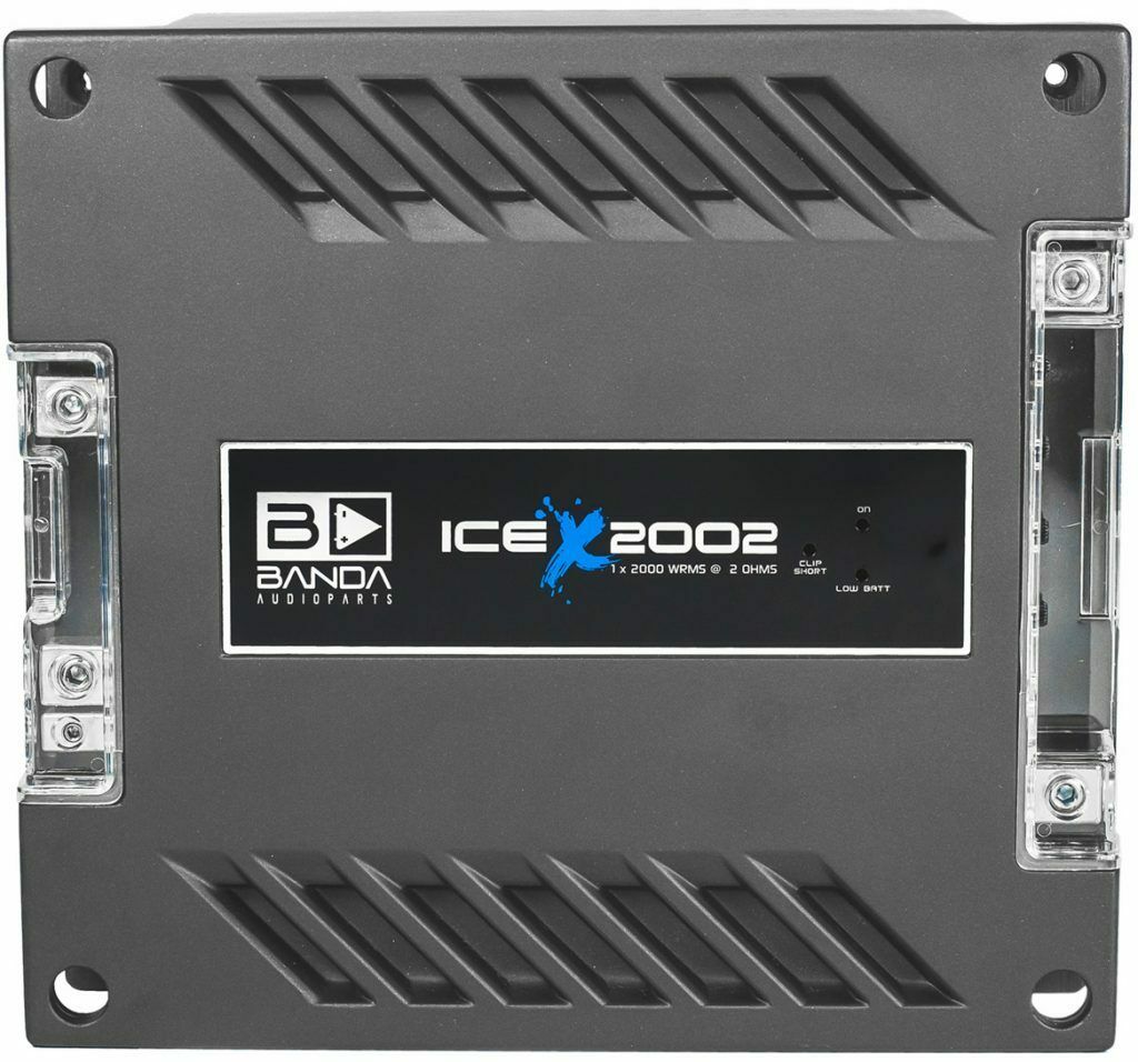 ICEX2002 One Channel 2000W Max At 2 Ohm Car Audio Amplifier