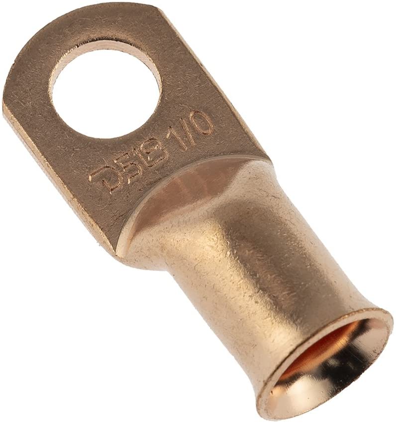 CCL1-0 Copper Gauge Clamp Lug Battery Cable Bare - Pack of 10