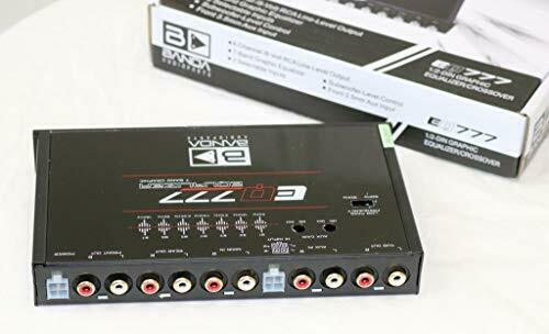 Half Din Size Seven Band Graphic Car Crossover Equalizer with Front Aux Input