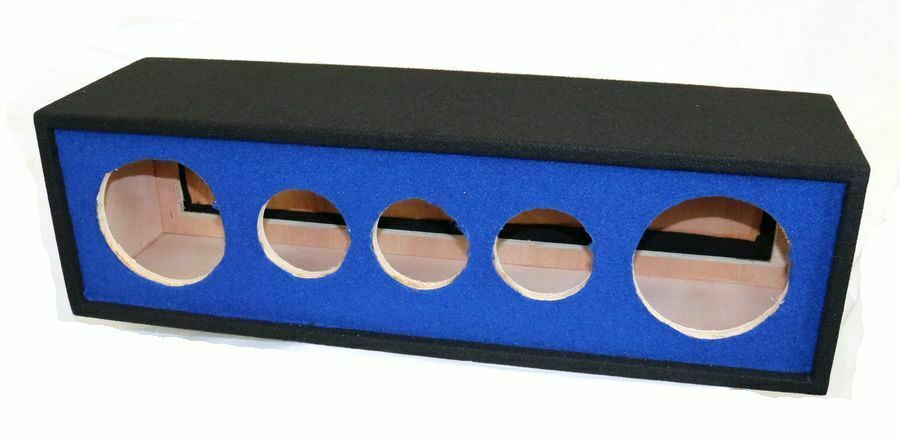 Picture of Deejay LED D10H2T3BLUESIDE 10-in Two Horn Three Tweeter Side Speaker Enclosure&#44; Blue