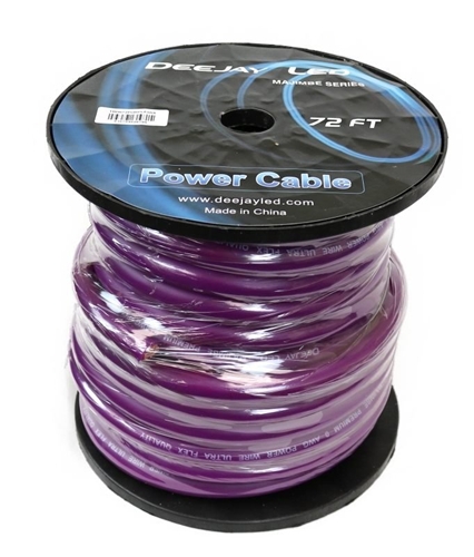 Picture of Deejay LED TBH072PURPLEMIX 72 ft. 30 Percent Copper & 70 Percent Aluminum Cable - Purple