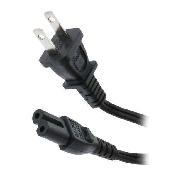Picture of Xtreme XAC21002BLK 10 ft. Non-Polarized AC Power Cord, Black