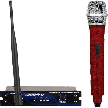 UHF189ORUBY Single-Channel UHF Handheld Wireless Ruby Microphone System