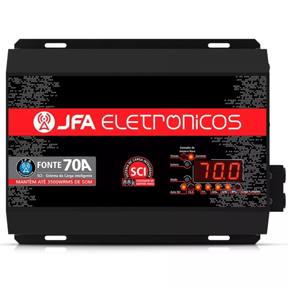 Picture of JFA 70ASCI 70A Bivolt SCI Up to 3500W RMS Power Supply & Charger