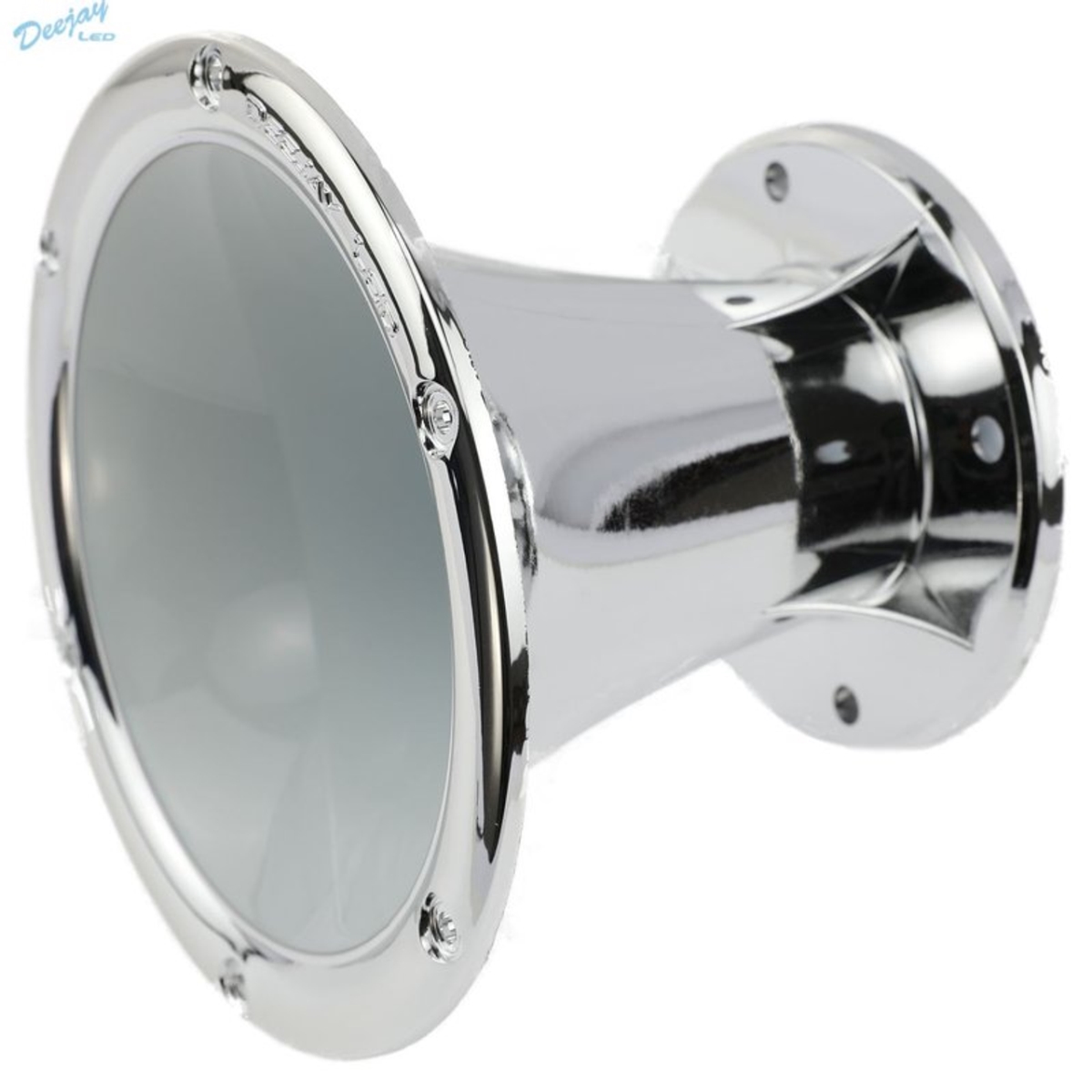 Deejay LED  2 in. Bolt On Horn, White & Silver