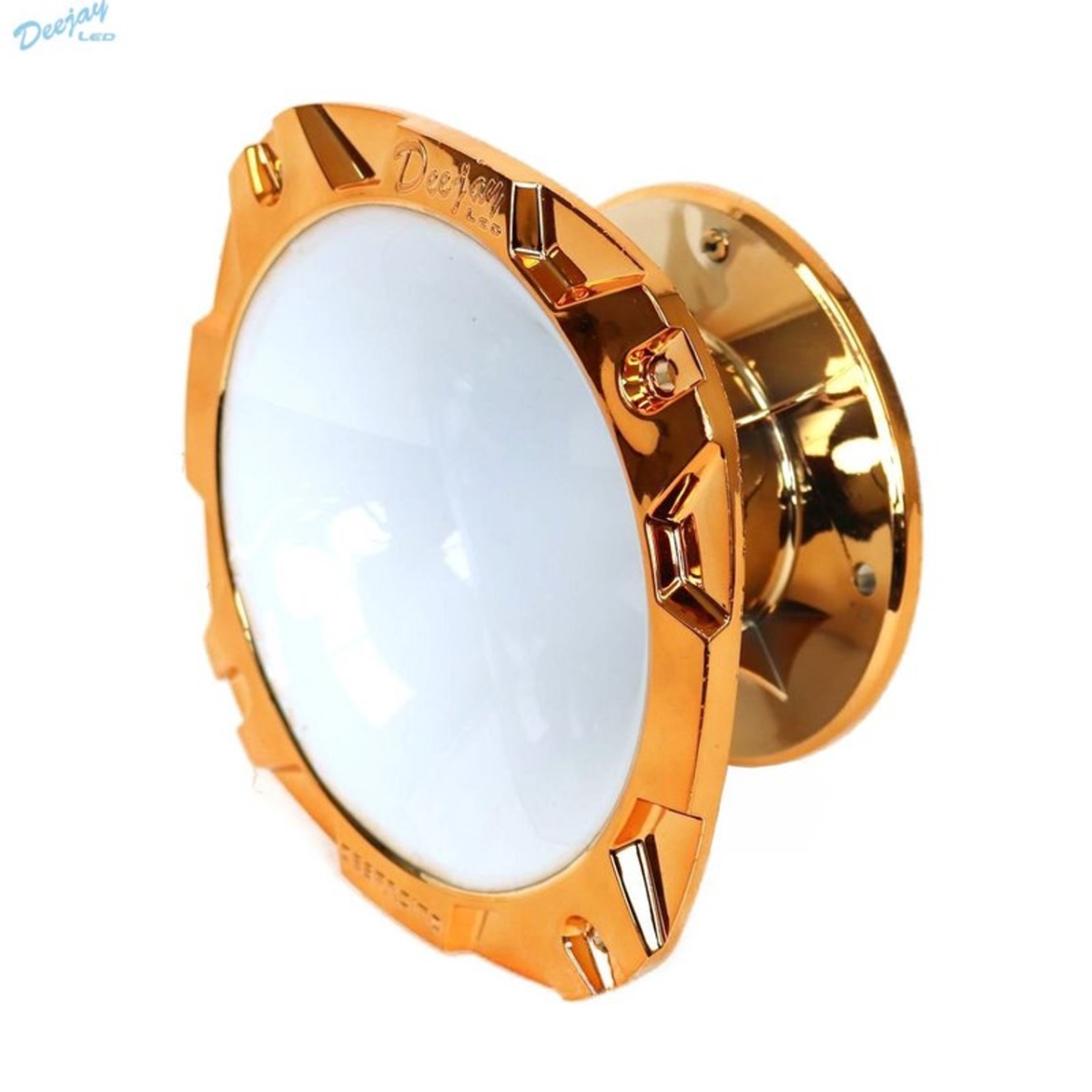 Deejay LED  2 in. Short Bolt On Horn, White & Orange