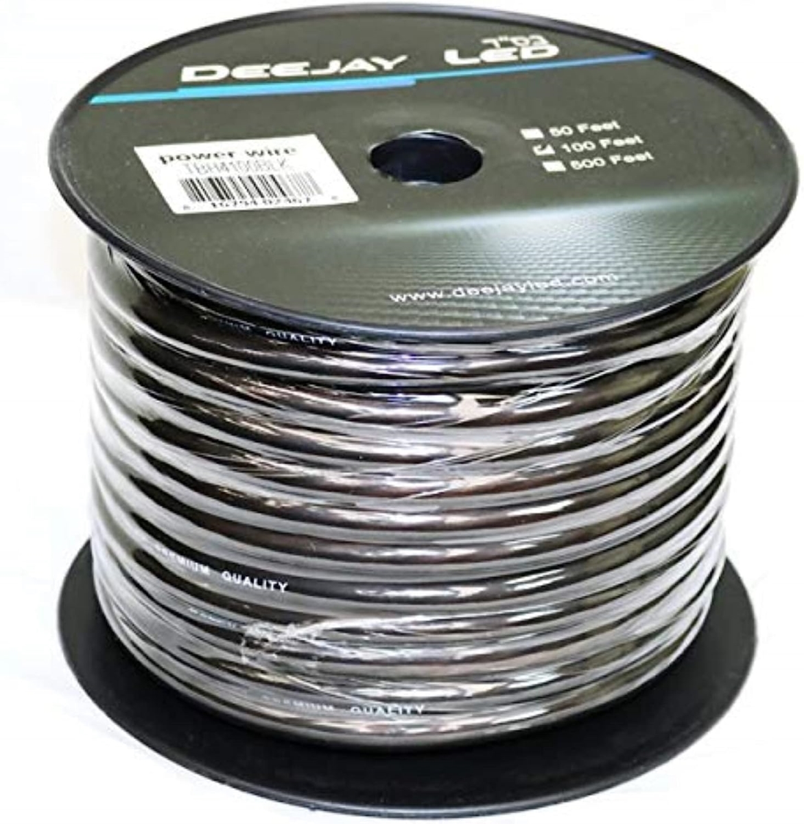 Picture of Deejay LED TBH4100WELDBK 100 ft. 4 Gauge Copper Weld Cable, Black