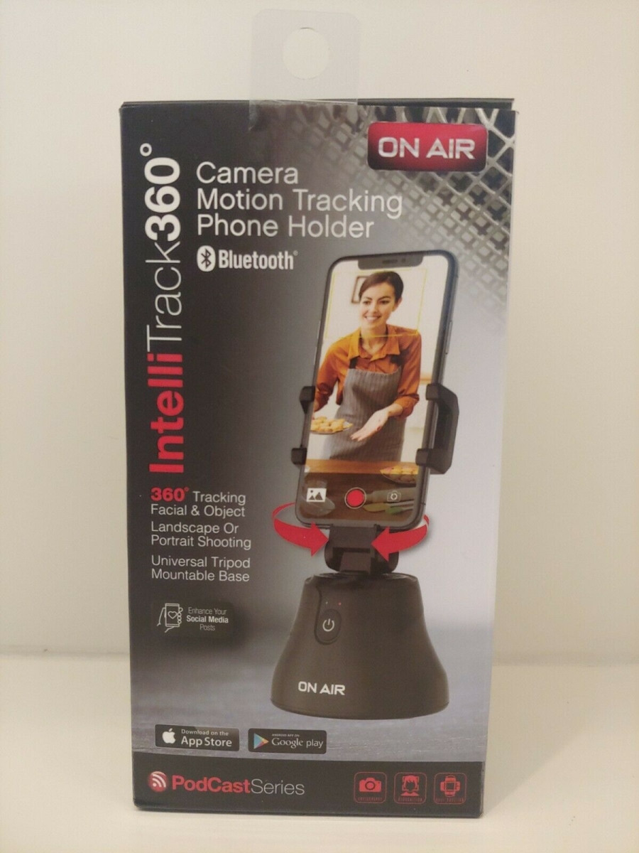 Camera Motion Tracking Phone Holder, Black