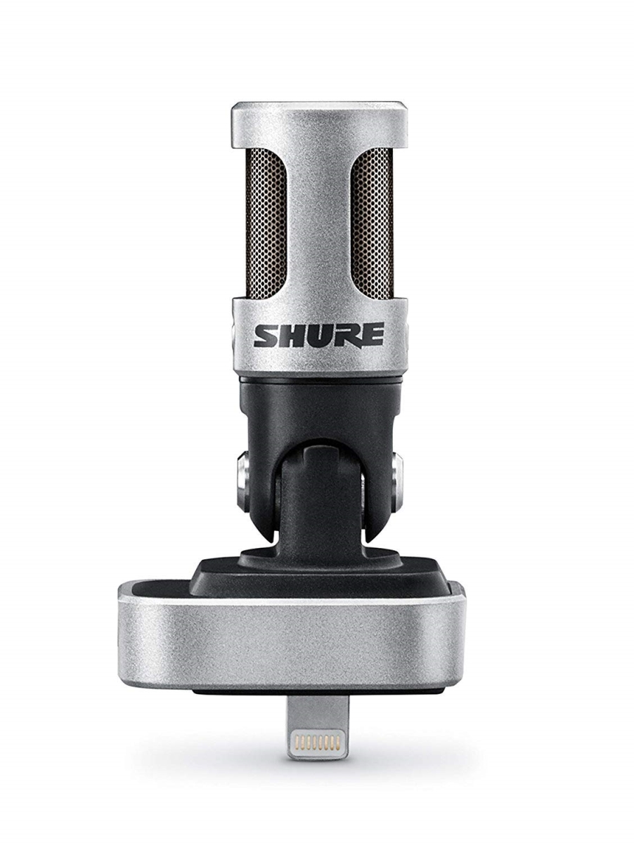 MV88SE215CL Mobile Videography Microphone & Accessories Kit, Silver & Clear