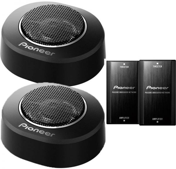 Surface Mount Dome Tweeter Pair with detachable mount