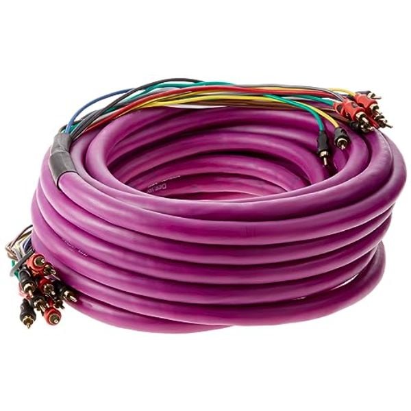 TBHMED36PURPLE 36 ft. 10 RCA 3 Power Copper Cable, Purple