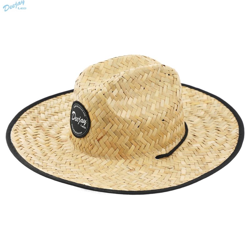 Djla Straw Hat, Black