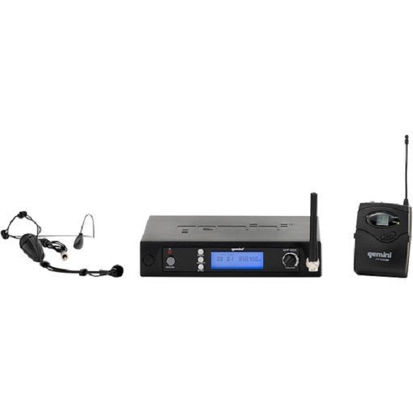 Gemini UHF-6100HL UHF single Headset Wireless Microphone System