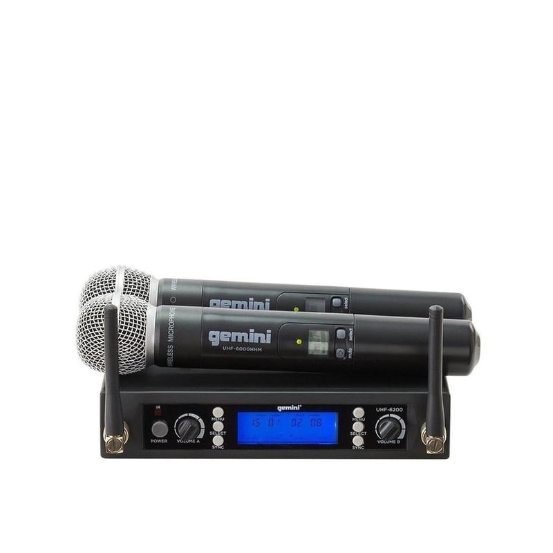 Dual Channel Wireless 2 Handhelds Microphone System