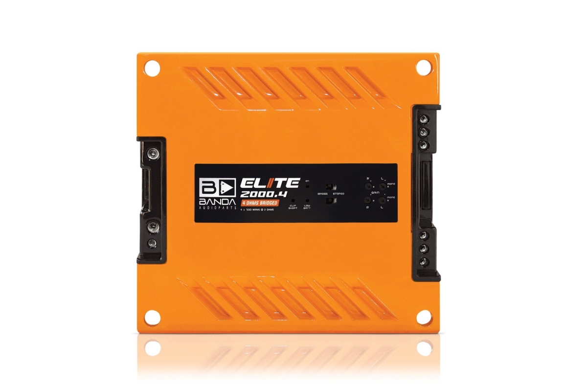 2000W 2 Ohms Car Amplifier, Orange