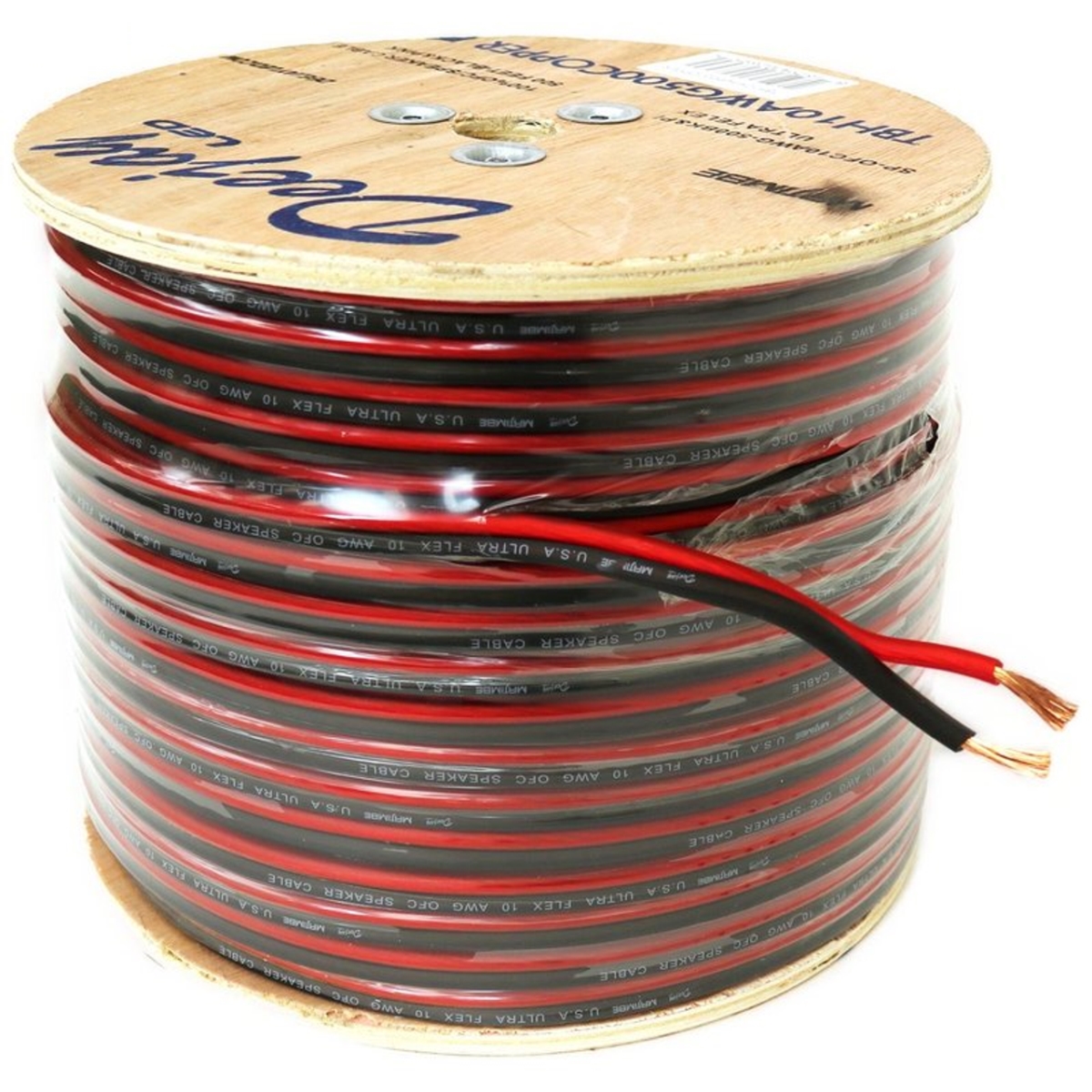 Picture of Deejay LED TBH10AWG500CCA 10 Gauge 30 CCA 500 ft. Speaker Copper Wire&#44; Pink & Black