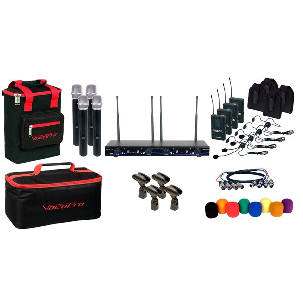 DIGITAL34AI 4 Channal 4 Mic 4 Headset 4 Instrument