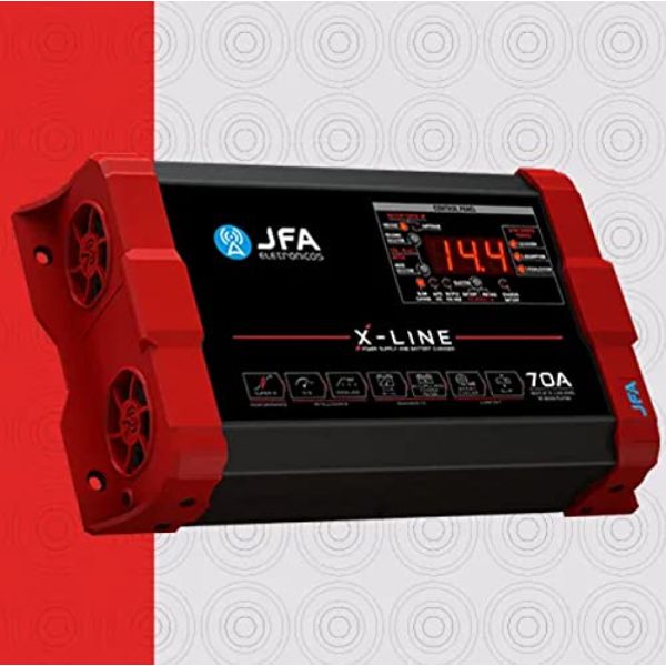 Picture of JFA Electronics 70AX JFA Power Supply & Charger 70A X-LINE Intelligent Ventilation Battery Charge System with Dynamic PWM Control Compact Design Maintains up to 3.500 WR