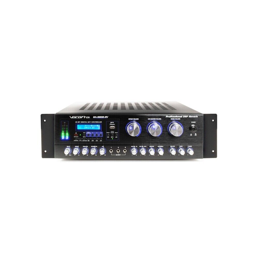 Picture of Vocopro DA9808RV 600W Professional Rackmount Karaoke Amplifier with FX