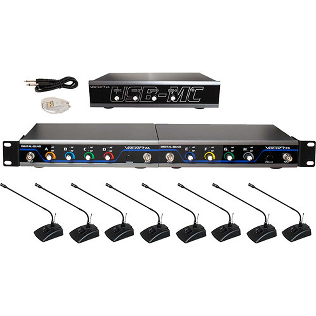 Picture of Vocopro USBCONFERENCE8 8 Channel USB Interface Wireless Microphone