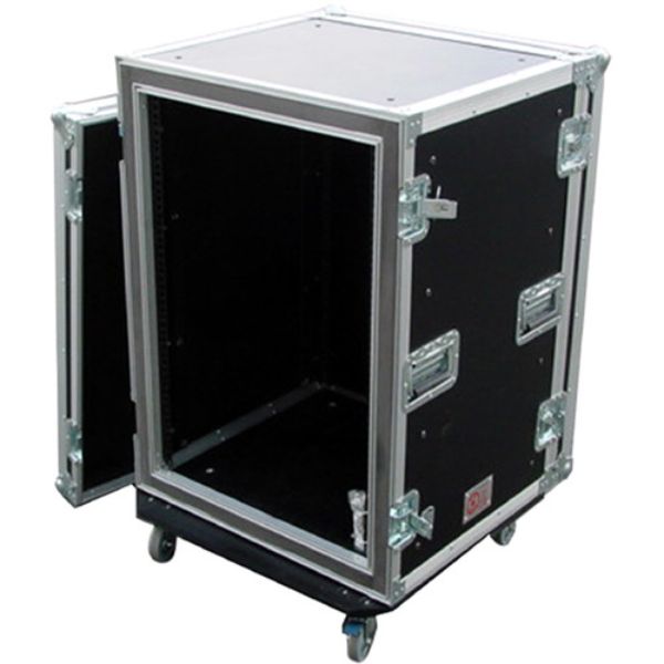 20U Shock Mount Rack with Wheels