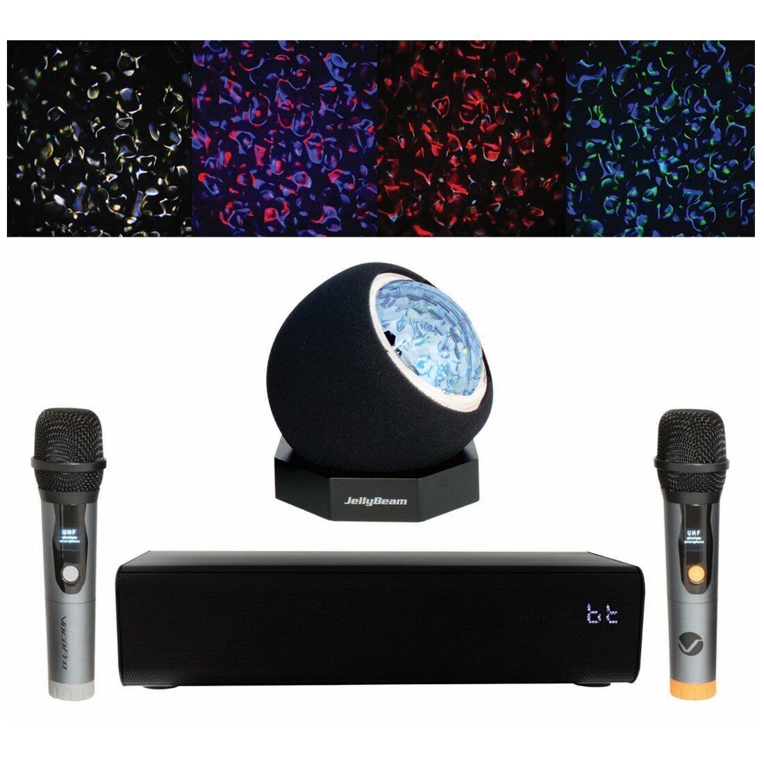 Picture of VocoPro KBOXGO Bluetooth Karaoke with Two Mics LED
