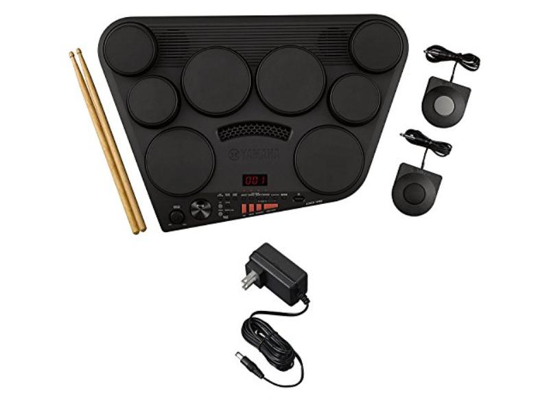 DD75AD Electronic Drum Set with PA150 Power Adapter, Black