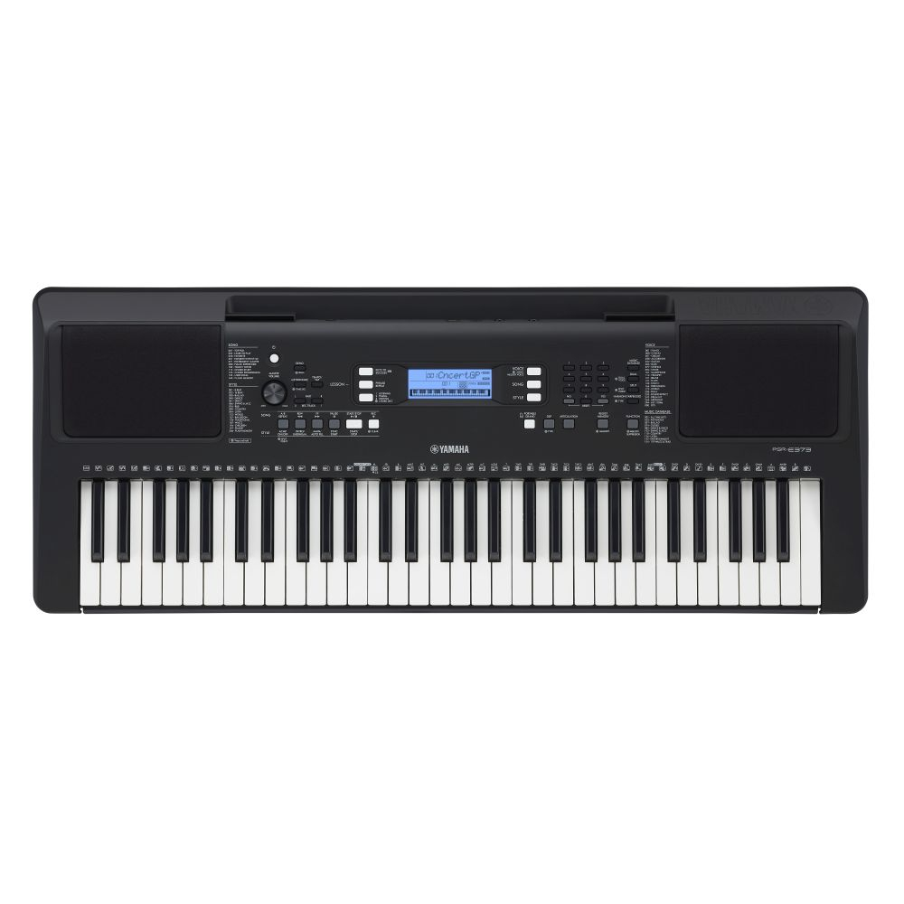 PSRE373AD 61-Key Portable Keyboard with PA130 AC Adapter, Black -  Yamaha