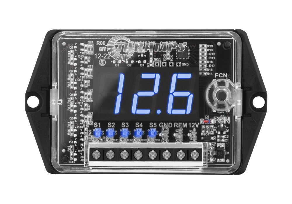 Automotive Digital Voltimeter, Black