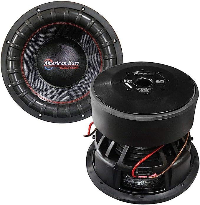 Picture of American Bass KING-12D1 12 in. American Bass VFI Signature Woofer 1 Ohm DVC 5000W RMS