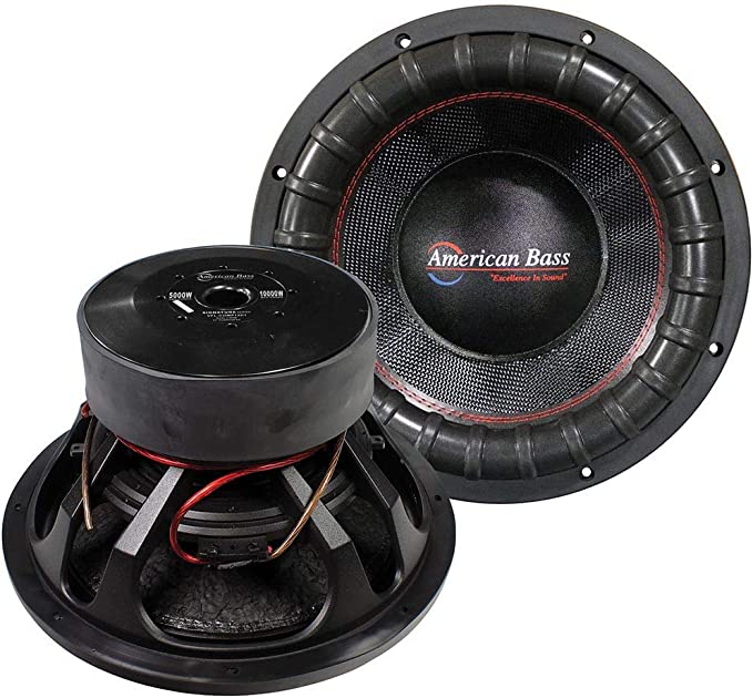Picture of American Bass KING-15D1 15 in. American Bass VFI Signature Woofer 1 Ohm DVC 5000W RMS