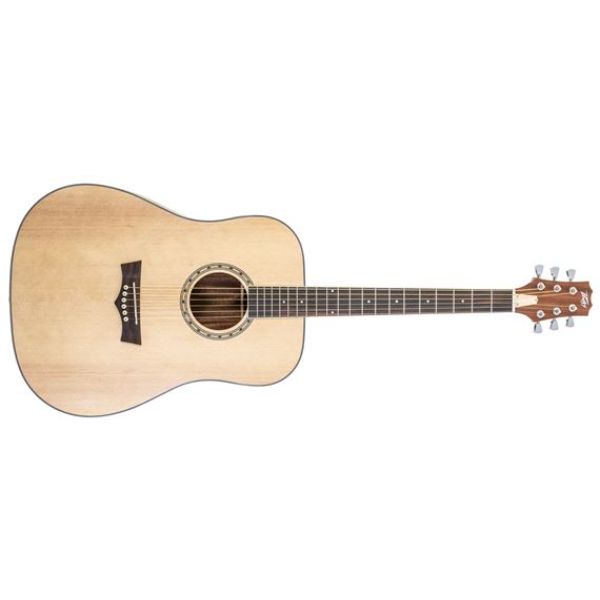 DW2 Solid Top Dreadnought Acoustic Guitar, Natural -  Peavey
