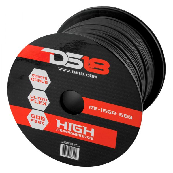Picture of DS18 RE-16GA-500BK 37 x 4 x 6.5 in. 2-Tweeters Roll Cage Enclosure Speaker Wire&#44; Black